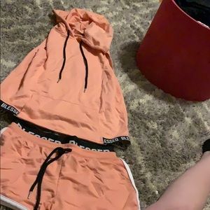 Blessed tank top and shorts set
